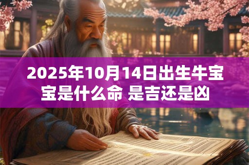 2025年10月14日出生牛宝宝是什么命 是吉还是凶