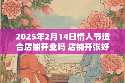 2025年2月14日情人节适合店铺开业吗 店铺开张好吗