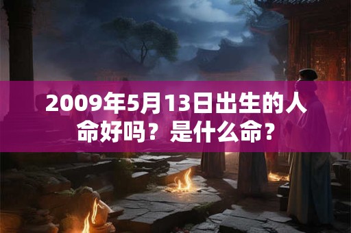 2009年5月13日出生的人命好吗？是什么命？