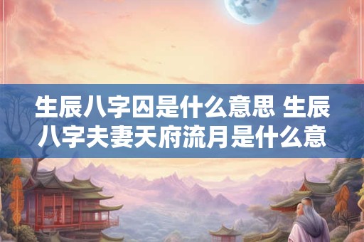 生辰八字囚是什么意思 生辰八字夫妻天府流月是什么意思