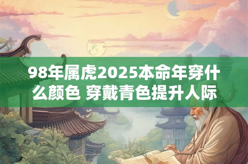 98年属虎2025本命年穿什么颜色 穿戴青色提升人际关系