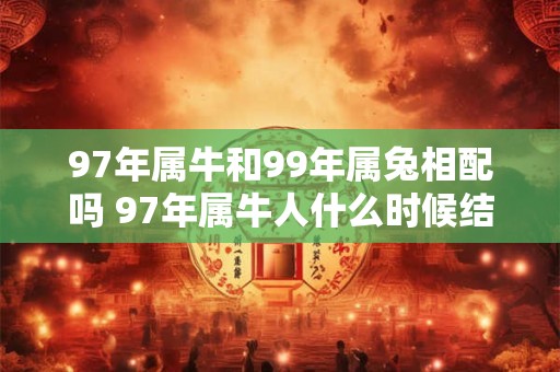 97年属牛和99年属兔相配吗 97年属牛人什么时候结婚最合适