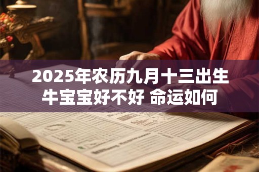 2025年农历九月十三出生牛宝宝好不好 命运如何