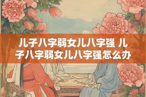 儿子八字弱女儿八字强 儿子八字弱女儿八字强怎么办