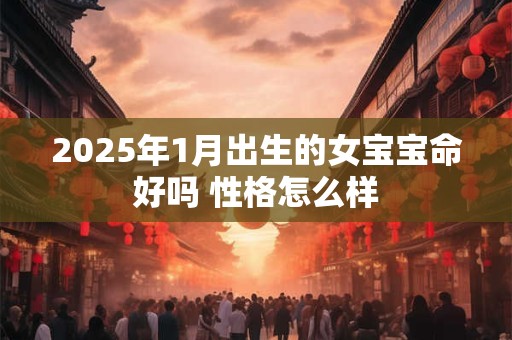 2025年1月出生的女宝宝命好吗 性格怎么样