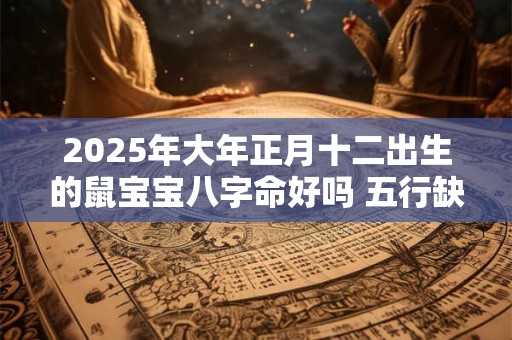 2025年大年正月十二出生的鼠宝宝八字命好吗 五行缺什么