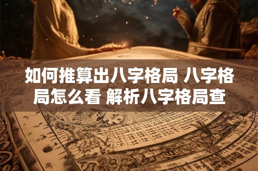 如何推算出八字格局 八字格局怎么看 解析八字格局查询表