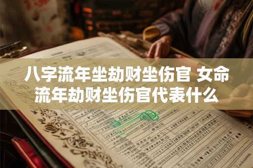 八字流年坐劫财坐伤官 女命流年劫财坐伤官代表什么