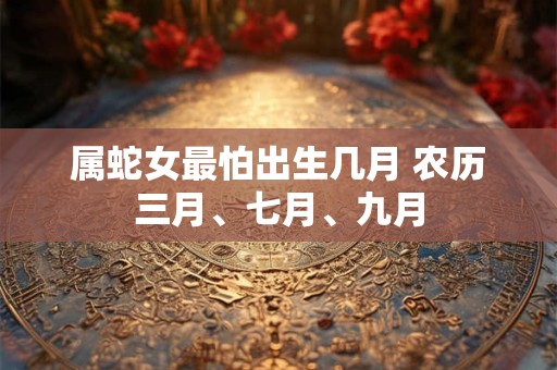 属蛇女最怕出生几月 农历三月、七月、九月