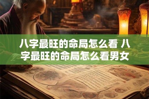 八字最旺的命局怎么看 八字最旺的命局怎么看男女