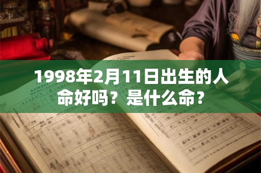详细阅读:1998年2月11日出生的人命好吗?是什么命? 1998年2月11日出生的人命好吗?是什么命?
