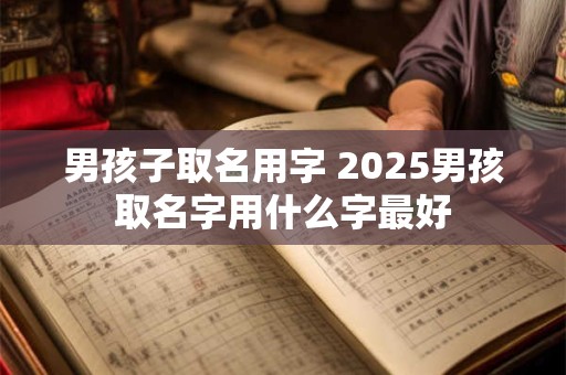 男孩子取名用字 2025男孩取名字用什么字最好