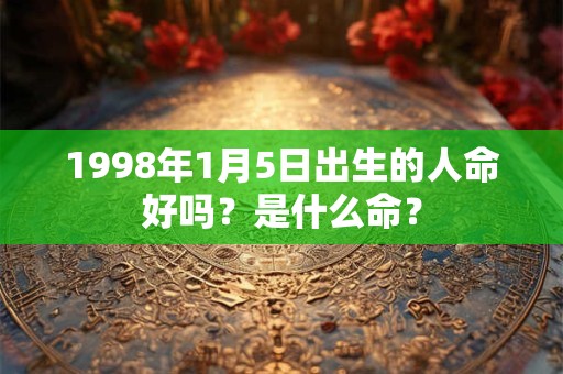 1998年1月5日出生的人命好吗？是什么命？