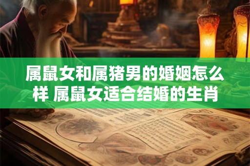 属鼠女和属猪男的婚姻怎么样 属鼠女适合结婚的生肖