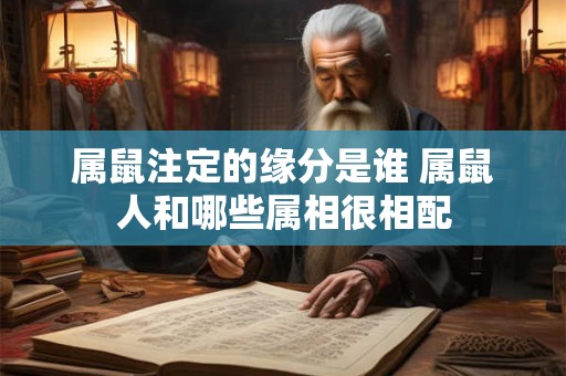 属鼠注定的缘分是谁 属鼠人和哪些属相很相配