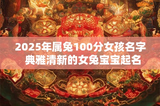 2025年属兔100分女孩名字  典雅清新的女兔宝宝起名解析