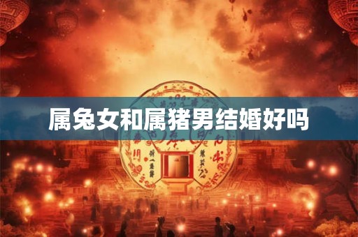 属兔女和属猪男结婚好吗 属兔女和属猪男结婚好吗