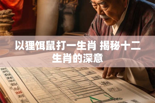 以狸饵鼠打一生肖 揭秘十二生肖的深意