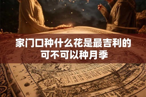 家门口种什么花是最吉利的 可不可以种月季