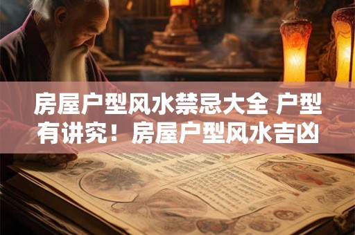 房屋户型风水禁忌大全 户型有讲究！房屋户型风水吉凶杂谈