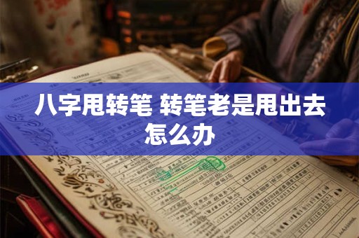 八字甩转笔 转笔老是甩出去怎么办 八字甩转笔 转笔老是甩出去怎么办