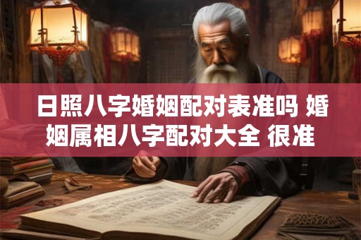 日照八字婚姻配对表准吗 婚姻属相八字配对大全 很准