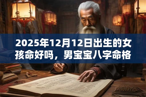2025年12月12日出生的女孩命好吗，男宝宝八字命格