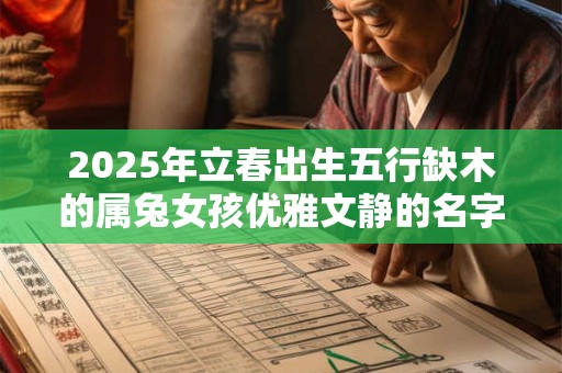 2025年立春出生五行缺木的属兔女孩优雅文静的名字大全