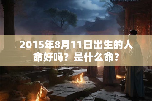 2015年8月11日出生的人命好吗？是什么命？