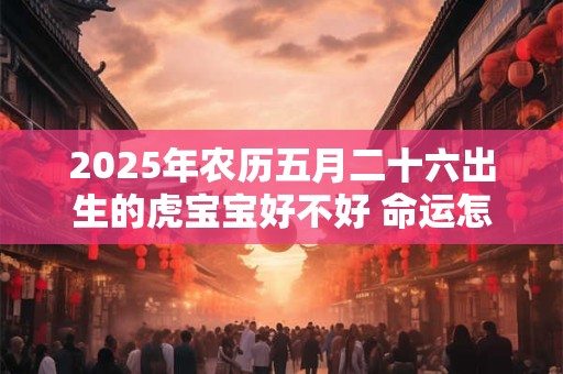 2025年农历五月二十六出生的虎宝宝好不好 命运怎样