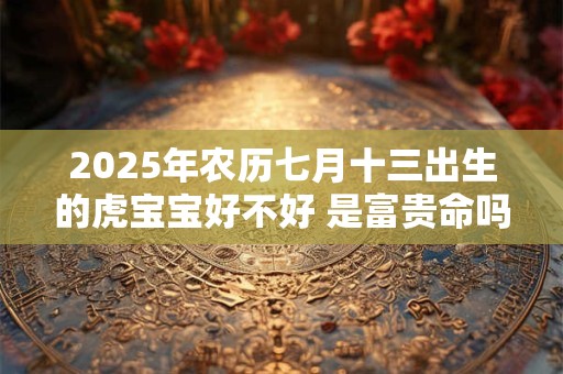 2025年农历七月十三出生的虎宝宝好不好 是富贵命吗
