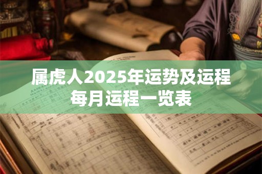 属虎人2026年运势及运程每月运程一览表