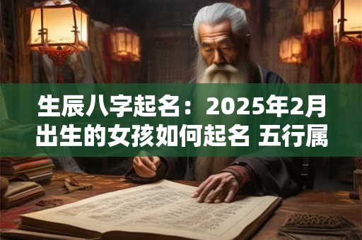 生辰八字起名：2025年2月出生的女孩如何起名 五行属什么