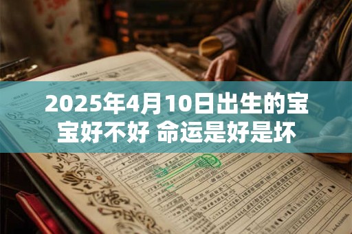 2025年4月10日出生的宝宝好不好 命运是好是坏 2025年4月10日出生的宝宝好不好 命运是好是坏