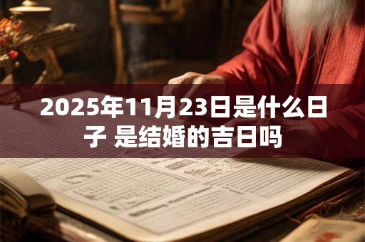 2025年11月23日是什么日子 是结婚的吉日吗