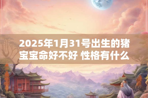 2025年1月31号出生的猪宝宝命好不好 性格有什么特点