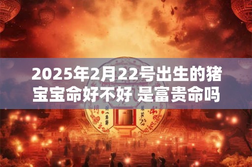 2025年2月22号出生的猪宝宝命好不好 是富贵命吗
