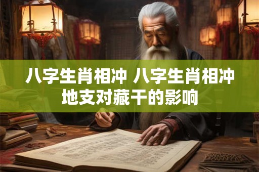 八字生肖相冲 八字生肖相冲地支对藏干的影响