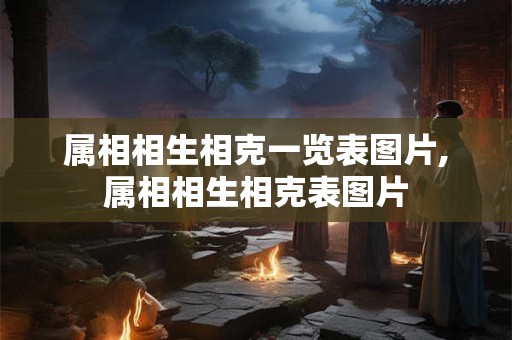 属相相生相克一览表图片,属相相生相克表图片