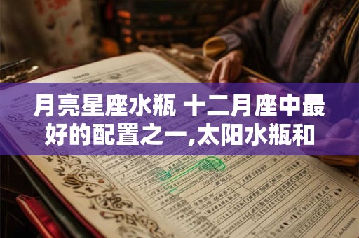 月亮星座水瓶 十二月座中最好的配置之一,太阳水瓶和月亮水瓶哪个厉害