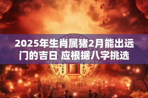 2025年生肖属猪2月能出远门的吉日 应根据八字挑选