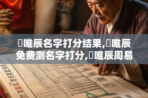吳唯辰名字打分结果,吳唯辰免费测名字打分,吳唯辰周易免费测名字打分