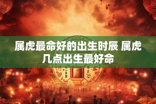 属虎最命好的出生时辰 属虎几点出生最好命