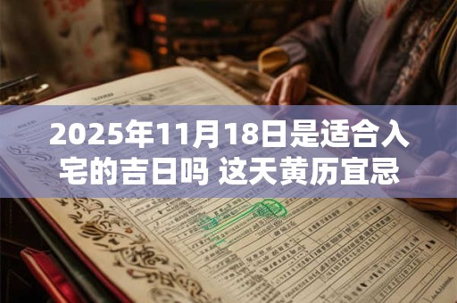 2025年11月18日是适合入宅的吉日吗 这天黄历宜忌