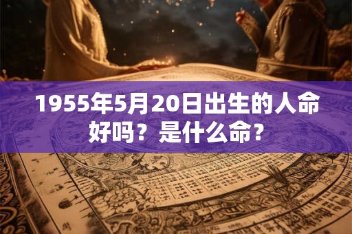1955年5月20日出生的人命好吗？是什么命？