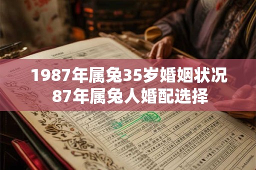 1987年属兔35岁婚姻状况 87年属兔人婚配选择