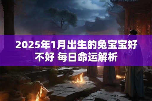 2025年1月出生的兔宝宝好不好 每日命运解析