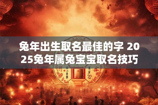 兔年出生取名最佳的字 2025兔年属兔宝宝取名技巧