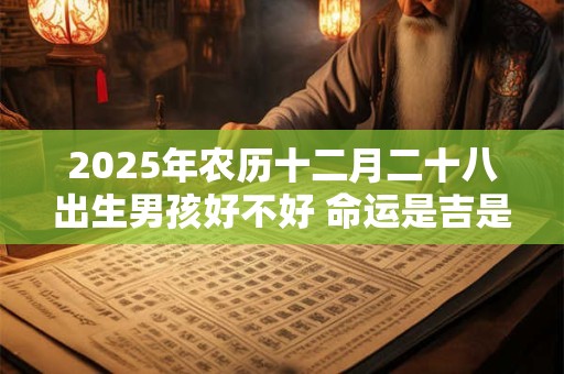 2025年农历十二月二十八出生男孩好不好 命运是吉是凶