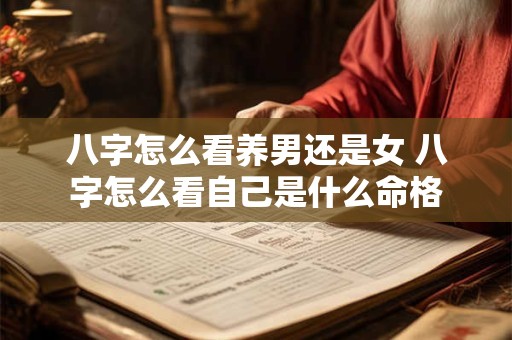 八字怎么看养男还是女 八字怎么看自己是什么命格